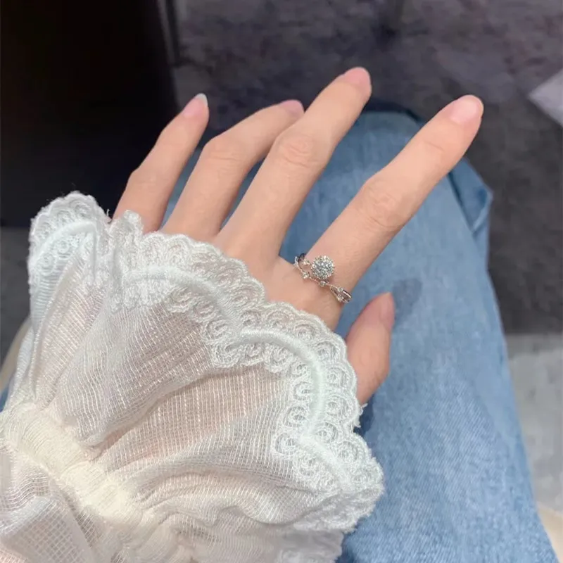 Round Cut Moissanite Diamond White 925 Sterling Silver Halo Engagement Ring