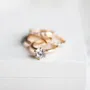 Round Cut Diamond White Gold Bridal Sets in 925 Sterling Silver