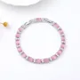 Fancy Pink Crystal 7" Bracelet